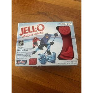 Jell-o Jigglers Mold Kit NHL Berry Blue EXPIRED Hockey‎ Ice Skate Puck Molds